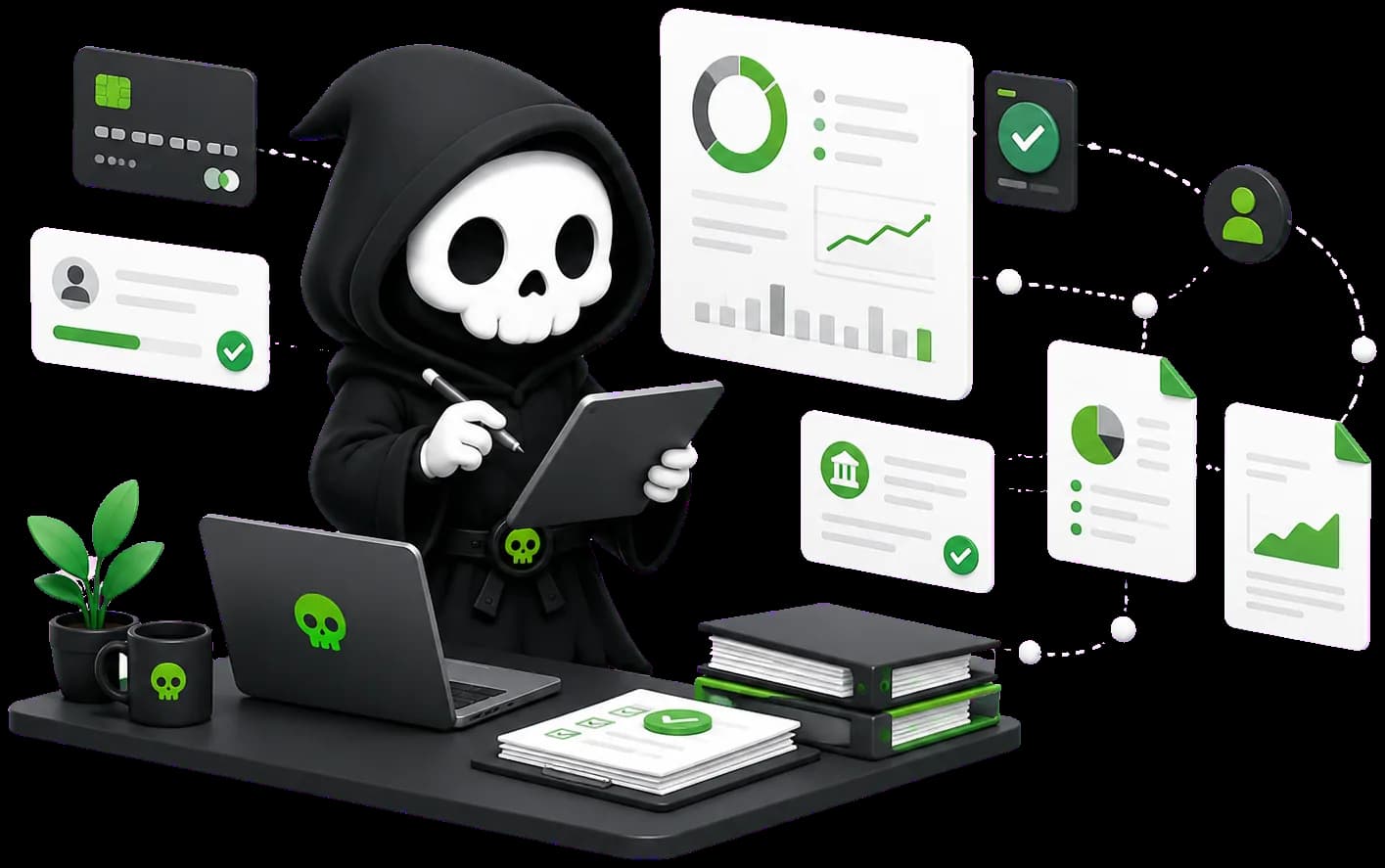 Credit Reaper workspace guide visual