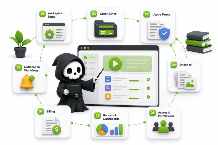 Credit Reaper billing illustration